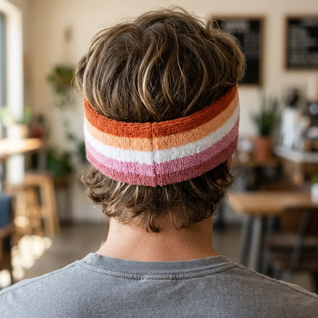 Lesbian Flag Headband